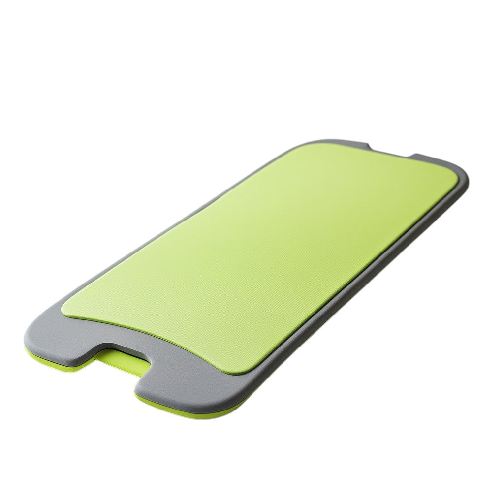 Bexod Travel Swimming Kickboard - Foldable Space-Saving Design - Lightweight Portable Float for Vacation, Beach & Hotel Pools - Grey/Lime